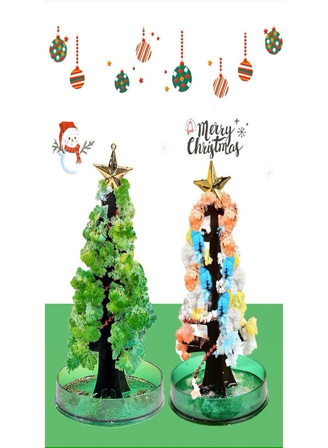 HUMAIZAR Christmas Magic Growing Tree | DIY Crystal Tree Science Experiment Toy for Kids | Water Blooming Desktop Decoration | New Year & Xmas Gift for Children & Home Décor (Pack of 1 Set) - Image 3